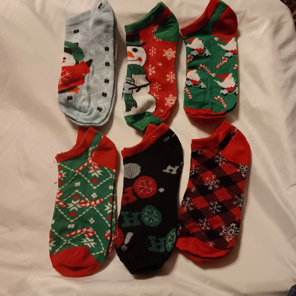 Festive Holiday Men's Socks Set - Multicolor
